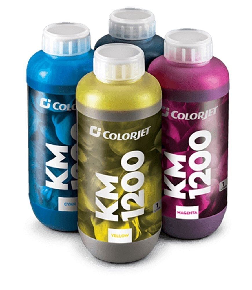 Colorjet KM1200 Solvent Ink, For Industrial, Bottle