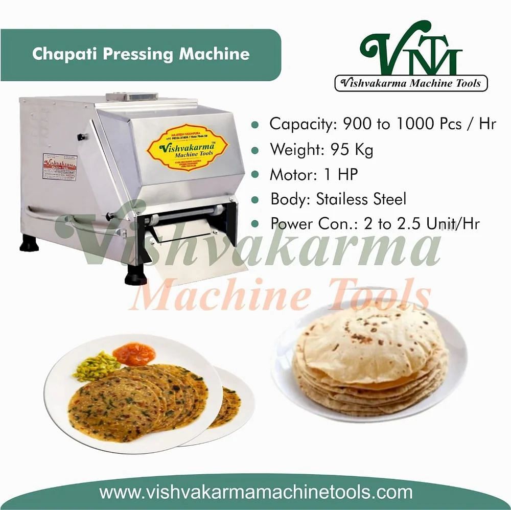 Commercial Automatic Chapati Making Machine, For Restaurant