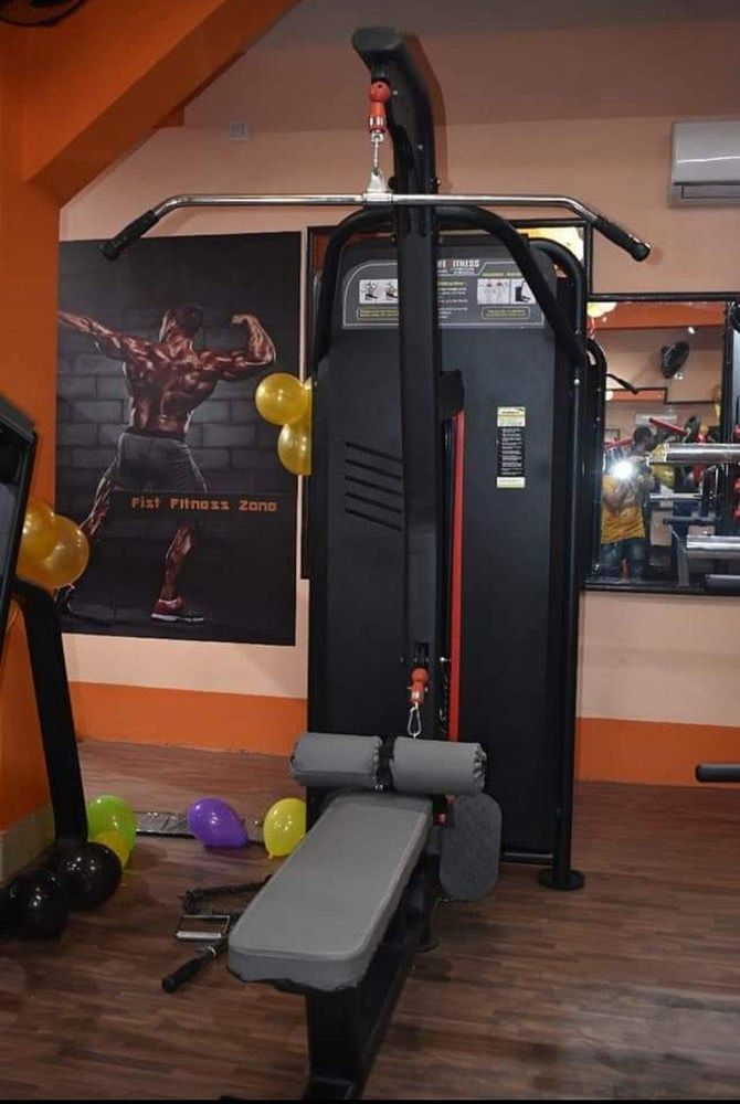 Commercial Iron Let Pull Down With Seated Row, For Gym, Weight: 80kg