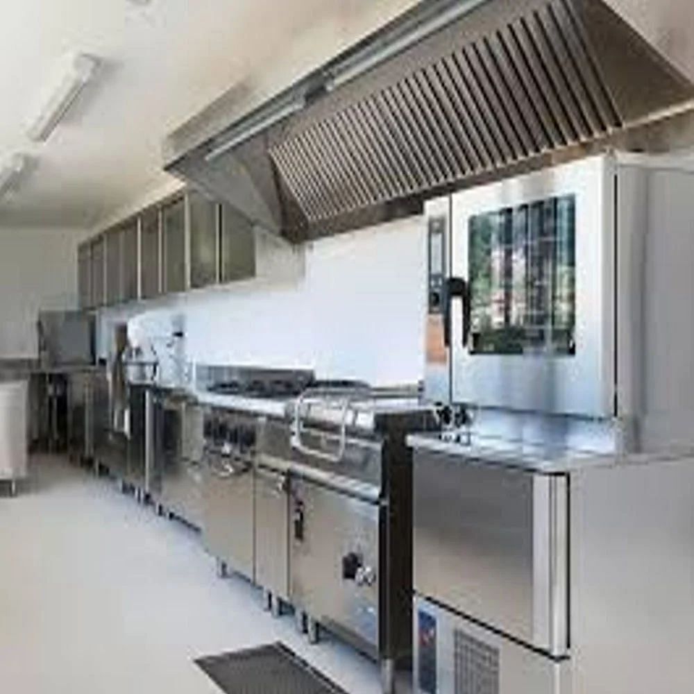 Commercial Kitchen Equipments And Amp With Exhaust Hood, For Restaurant