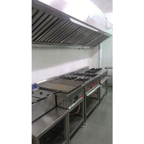 Commercial Stainless Steel Exhaust Hood, Material Grade: 202 And 304