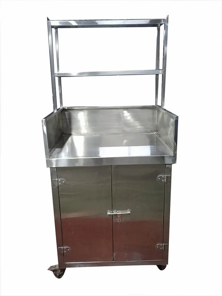 Commercial Stainless Steel Pav Bhaji Counter, For Street Food Stall