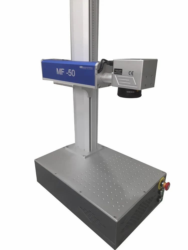 Compact Fiber Laser Marking Machine, 150x150mm, Model Name/Number: MF-50