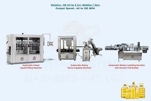 Complete Edible Oil Packaging Line