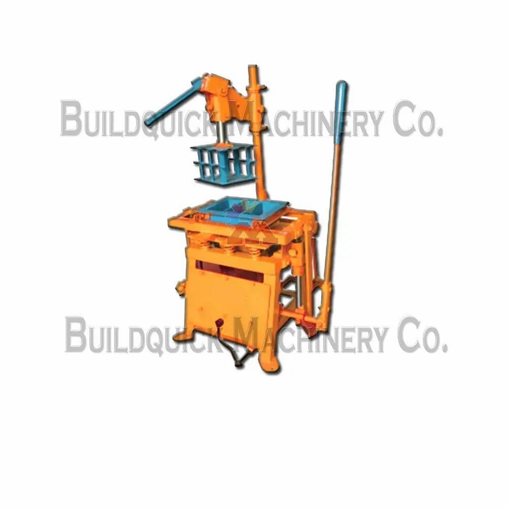 Concrete Hollow Manual Block Making Machine, Capacity: 500-1000 Per Shift