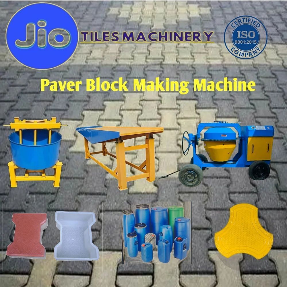 Concrete Paver Block Making Machine in lucknow Uttar Pradesh, Semi Automatic, Capacity: 2500 Blocks per Hour