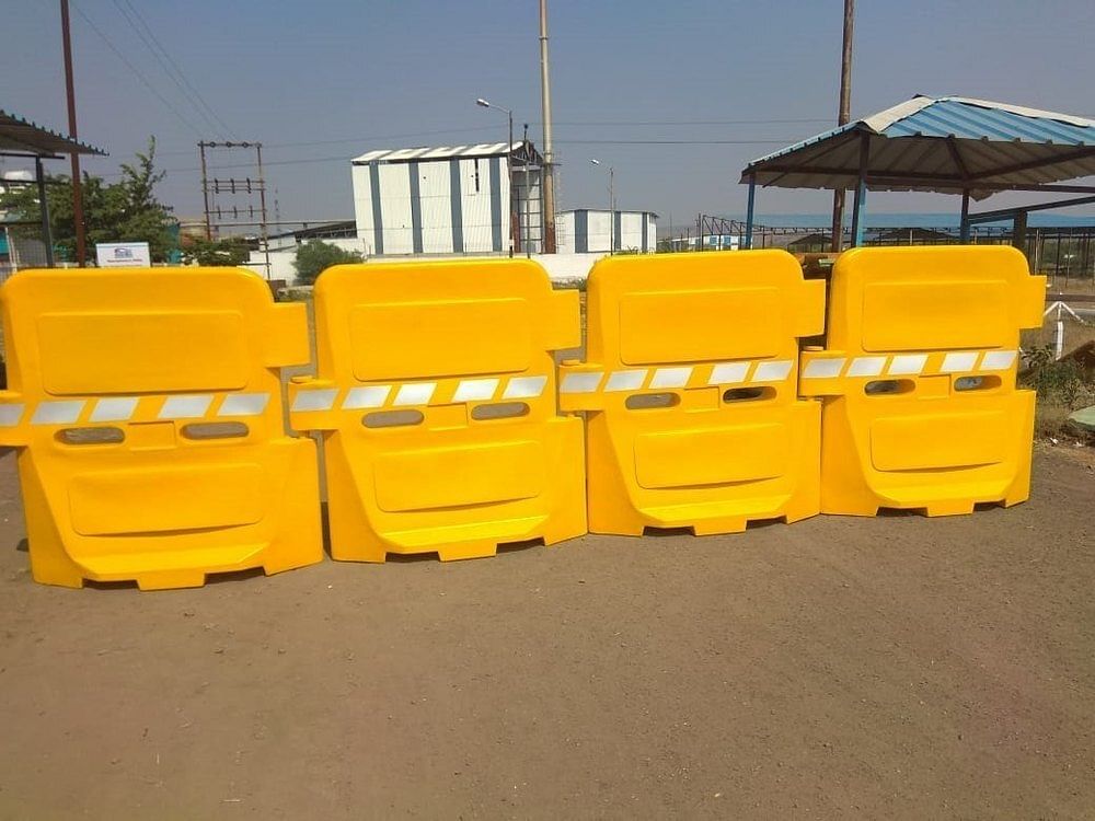 Cone Barricade Yellow 1.5 Mtr Polo Barricade, Swift Road Safety Products