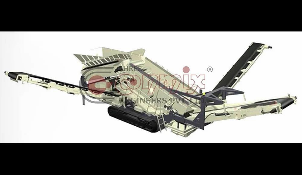 Conmix Mild Steel Lokotrack Mobile Scalping Screen, For Stone, Capacity: Up To 400tph