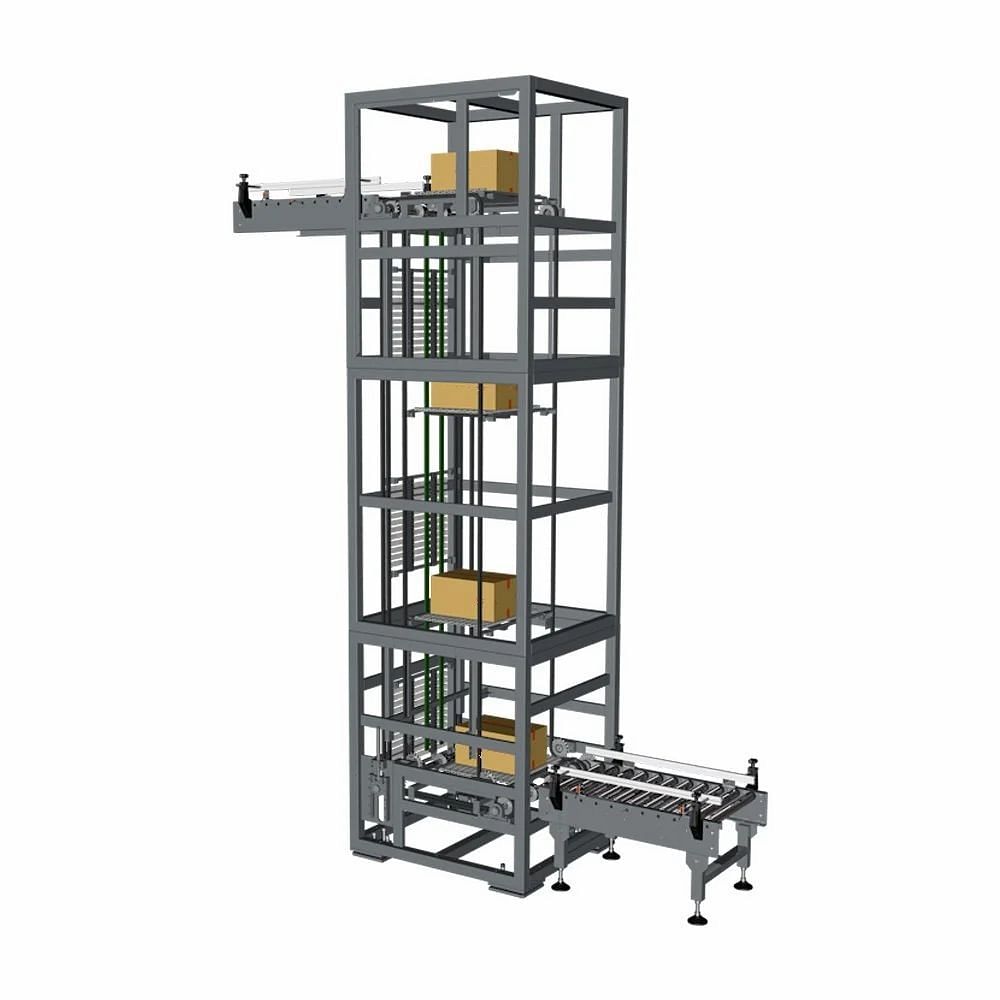 Contineous Case Elevator, For Factories warehouse