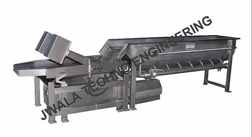 Continuous Type Industrial Vegetable Washer, Automation Grade: Automatic