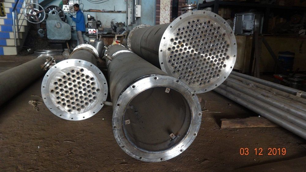 Copper SS Tubular Condenser, For Industrial Use