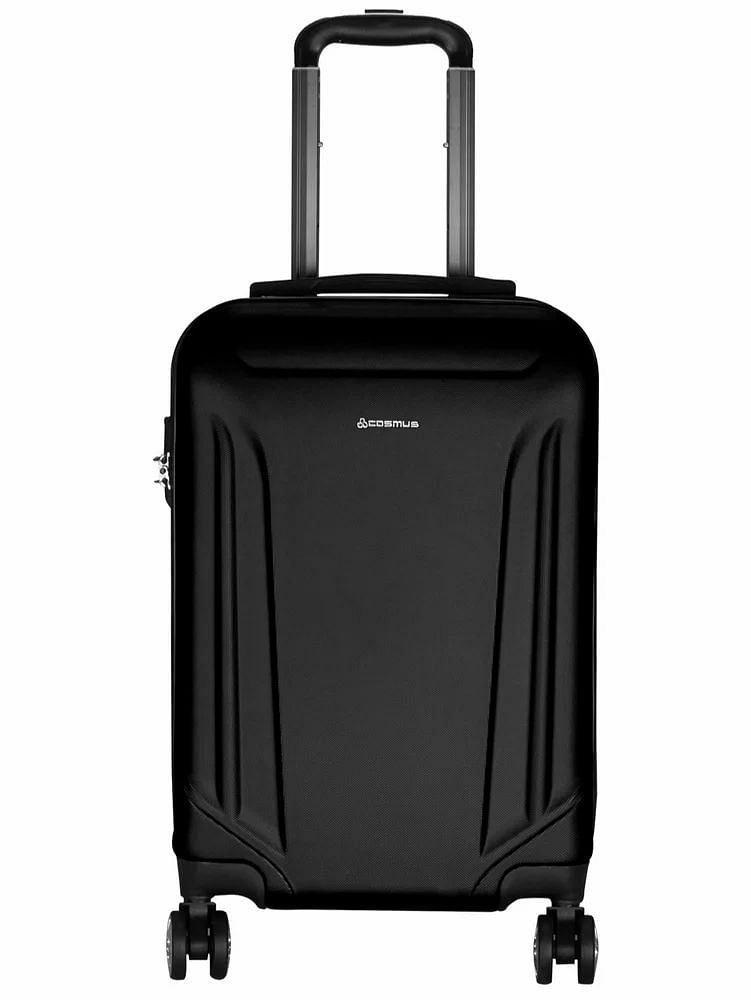 COSMUS Black 20 Inches Trolley Suitcase, Number Of Wheel: 4