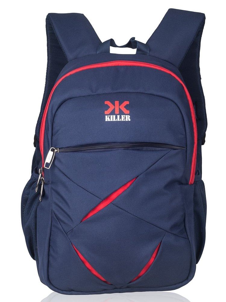 Cosmus Polyester Navy Blue Lister Laptop Zipper Backpack Bag, Dimension: 12.50 X 18.50 X 7.00 inch