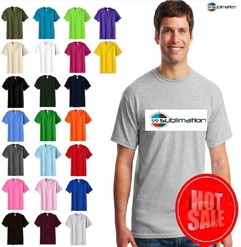 Cotton Round Neck Coloured T-Shirt