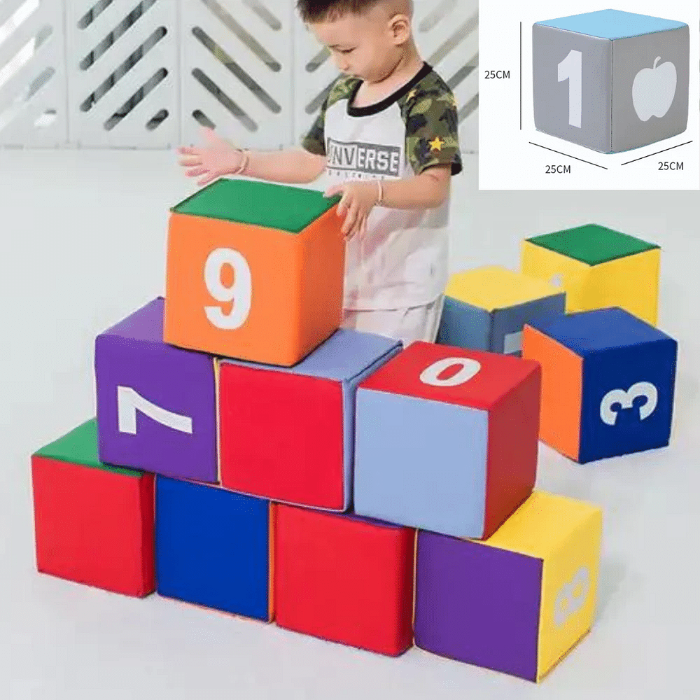 Cube Set Soft Play ( Alphabet & Numbers )