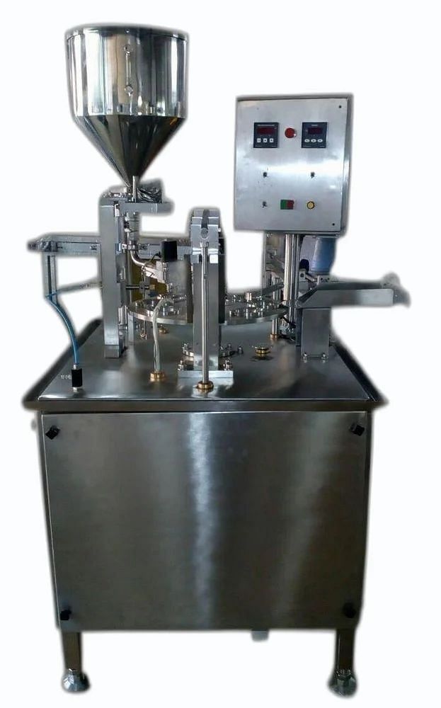 Cup Filling Sealing Machine, 1000 CPH