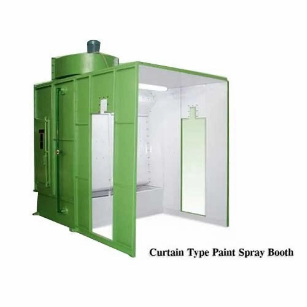 Curtain Type Paint Spray Booth, 220 V