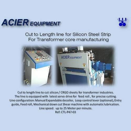 Cut To Length Line Machine For Silicon Steel Strips, For Industrial