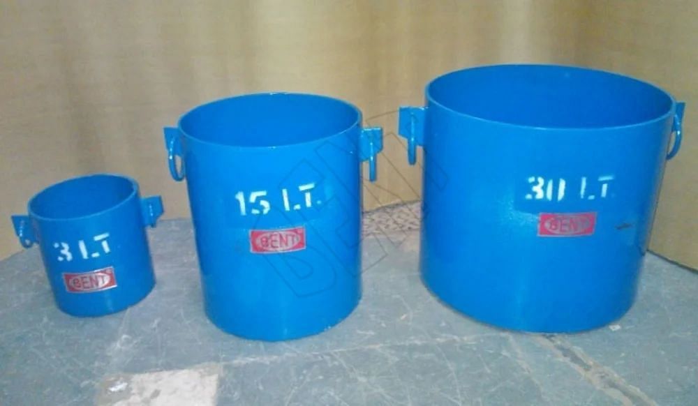 Cylindrical Bulk Density Measurement Set, Capacity: 3,15 And 30 Ltr, Automation Grade: Manual