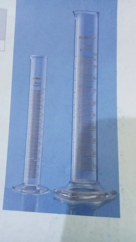 Cylindrical Glass Measuring cylinders, 500 ml