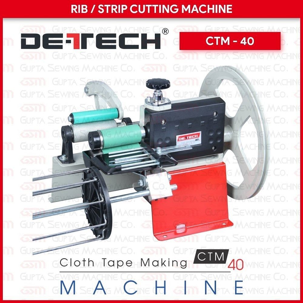 Detech Cloth Tape Making Machine / Rib Or Strip Cutting Machine