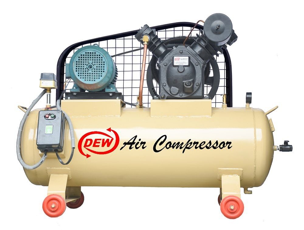 DEW Since 1967 0.75 HP Oil Free Air Compressor