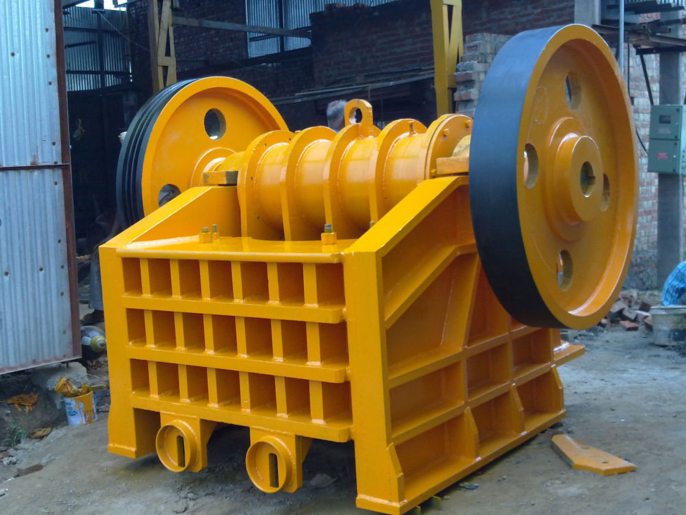 DEWSON Mild Steel Single Toggle Jaw Crusher Machine, For Stone, Capacity: 5TPH