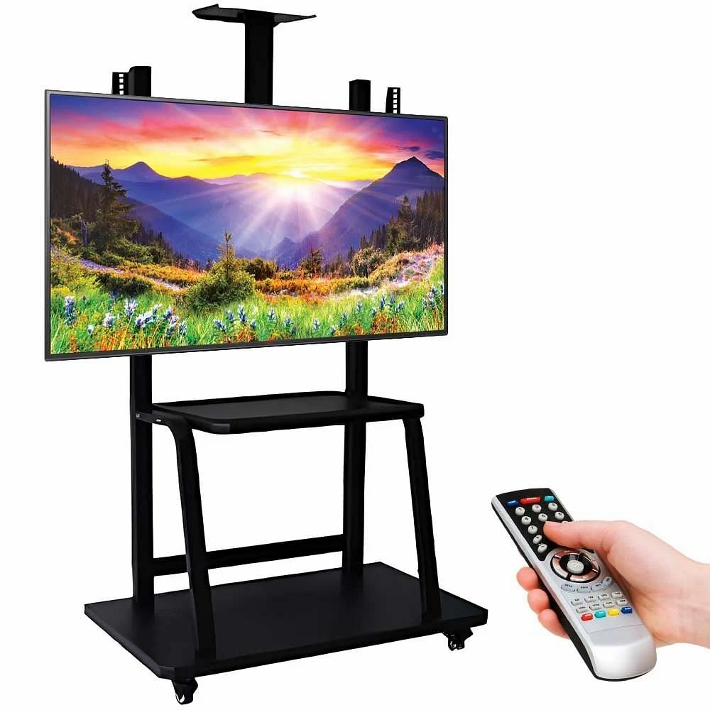 Die Iron Wall Mounted LED TV Dual Floor Stand, For Residential, Model Name/Number: Banwala-DUAL65