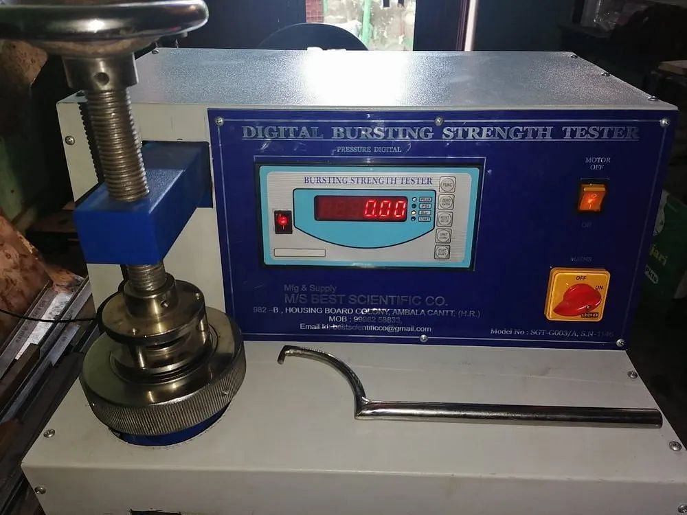 Digital Bursting Strength Tester, 02, 220 V