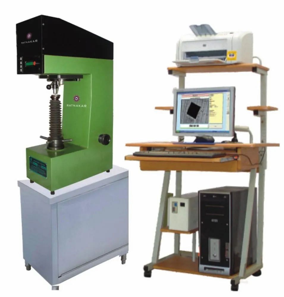 Digital Computerized Vickers Hardness Machines- RVM-50 PC, Lxwxh, High