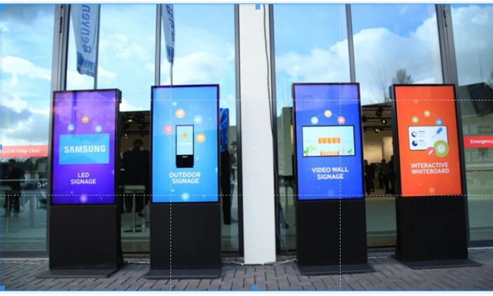 Digital Free Standing Signage Display Standee Without Touchscreen