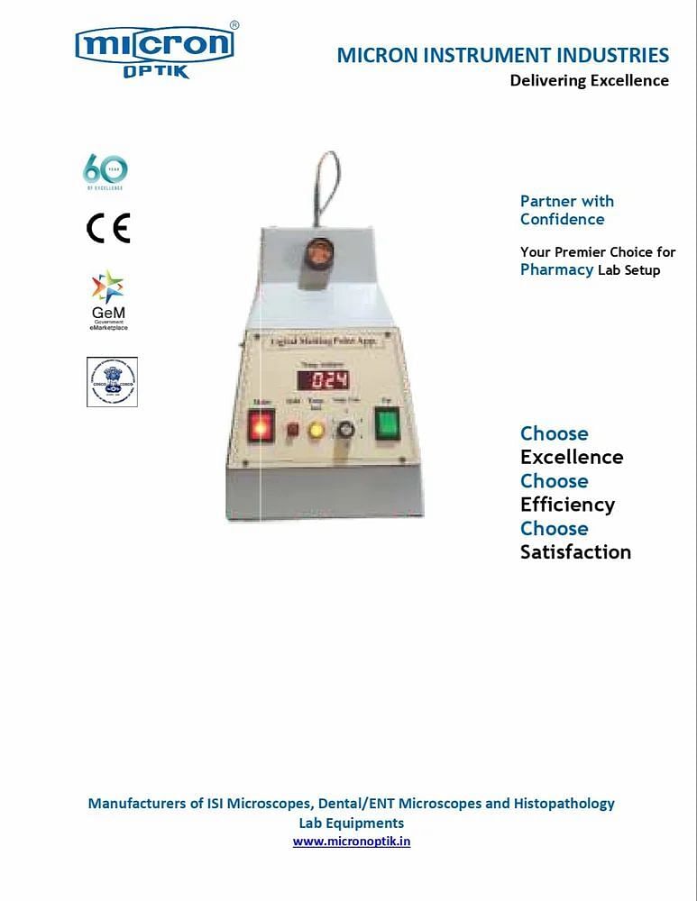 Digital Melting Point Apparatus