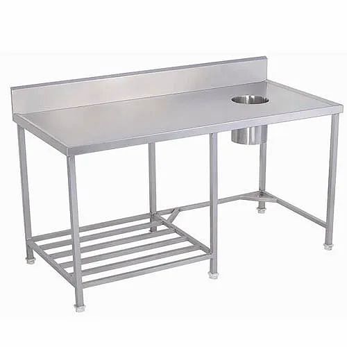 Dish Landing Table¿¿, Size: 48"x24'x34'