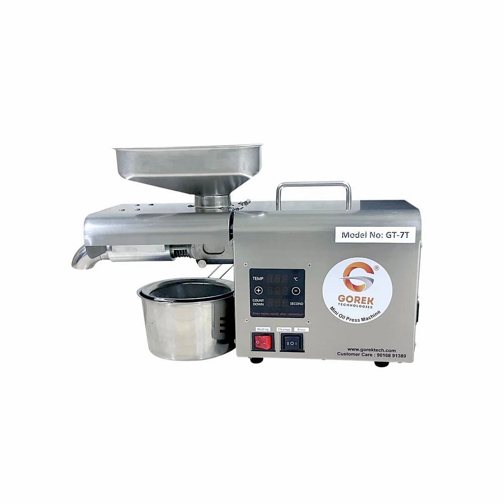 Domestic Expeller Screw Press Cold Pressed Sunflower Oil Machine