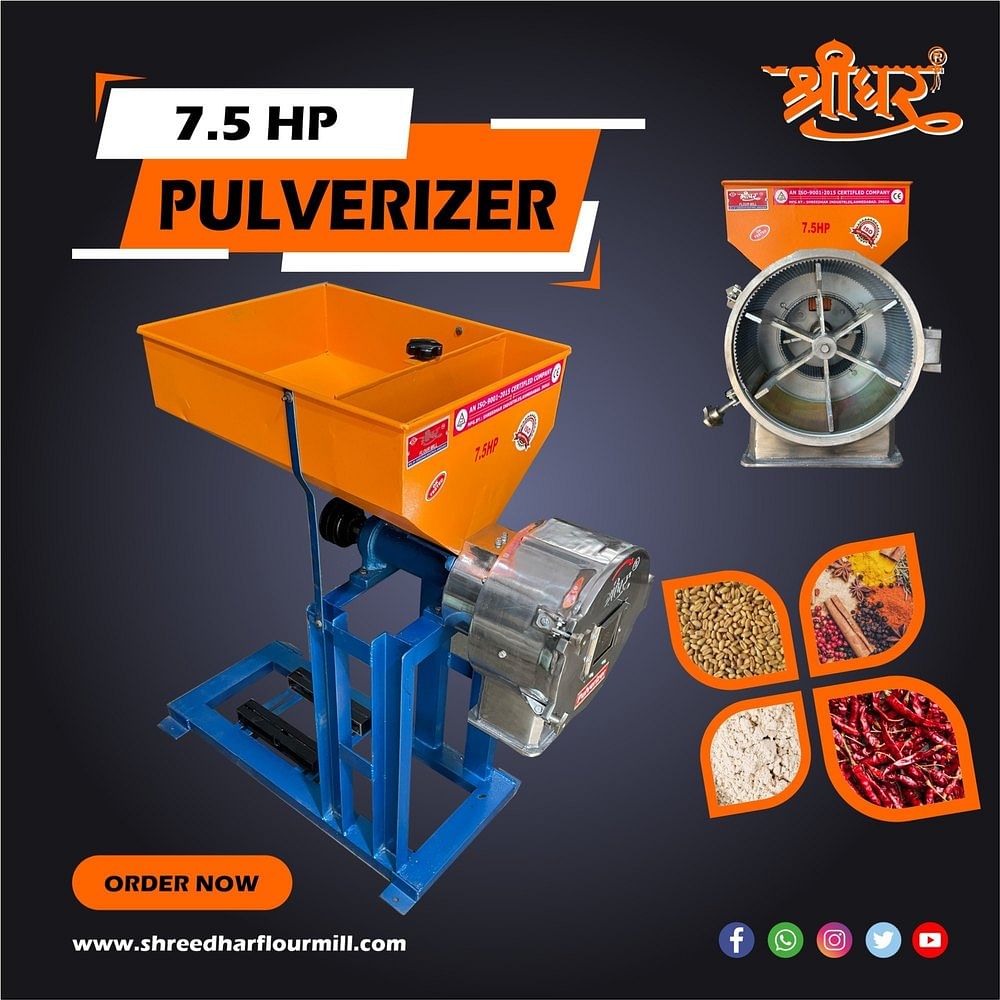 Double Chamber Pulverizer, 100 Kg/hr