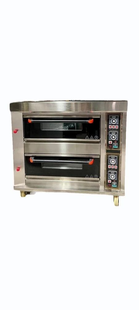 Double Decks 2 Deck 4 Tray Gas Oven