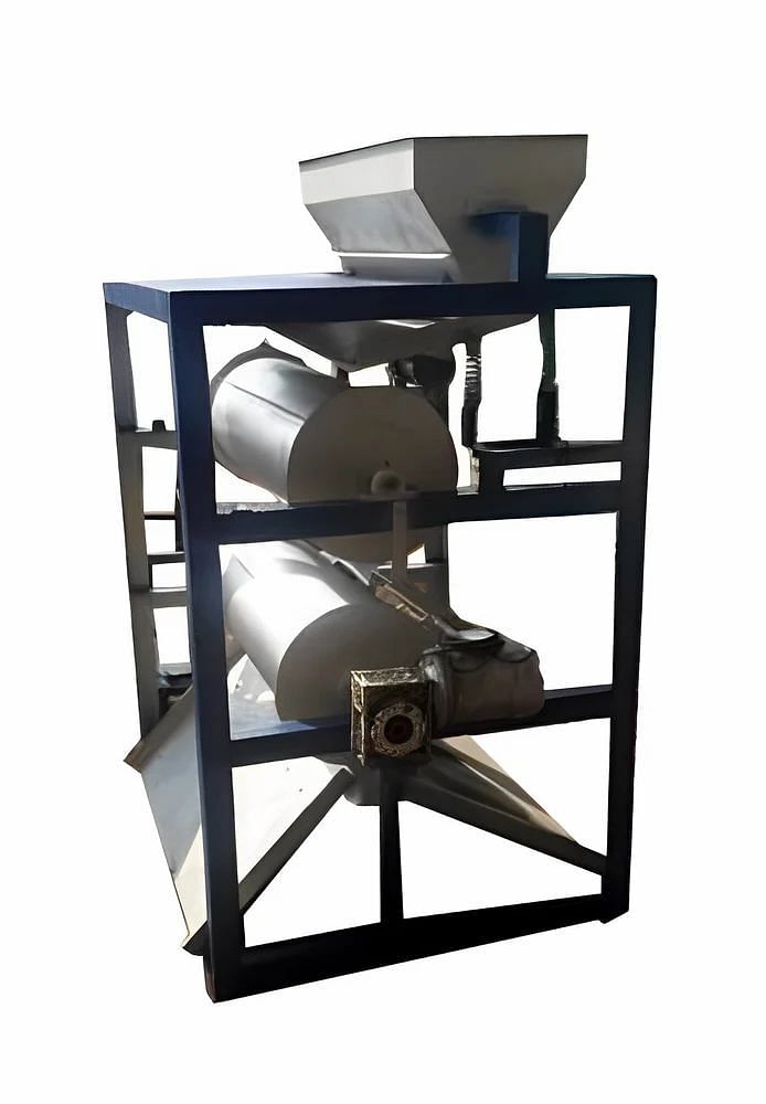 Double Drum Magnetic Separator, Capacity: 1 Ton/Hour