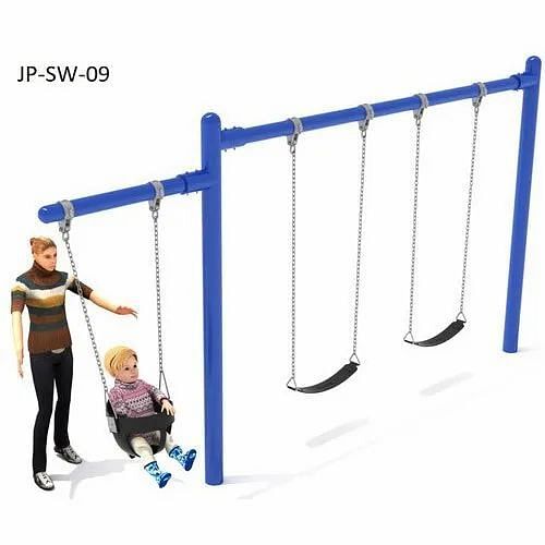 Double Post Swing With Toddler, Seating Capacity: 3 Seater