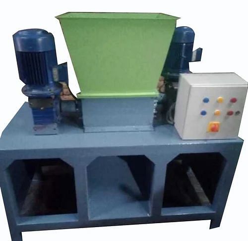 Double Shaft 15hp Coconut Husk Waste Shredder Machine