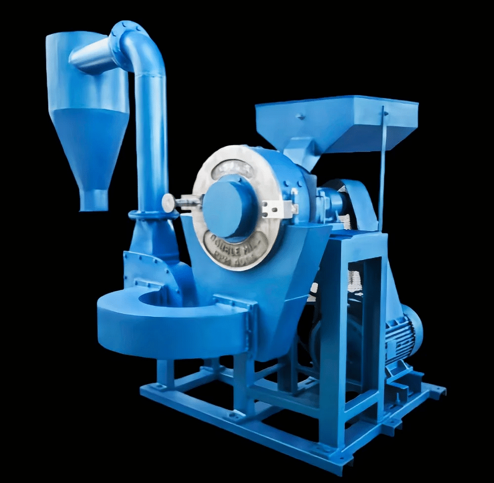 Double Stage Blower Pulveriser 15 Hp, Capacity: 100-200 kg/hr