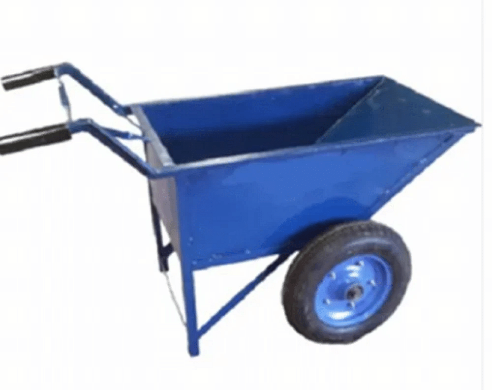 Double Wheel Barrow, Capacity: 201-250 kg