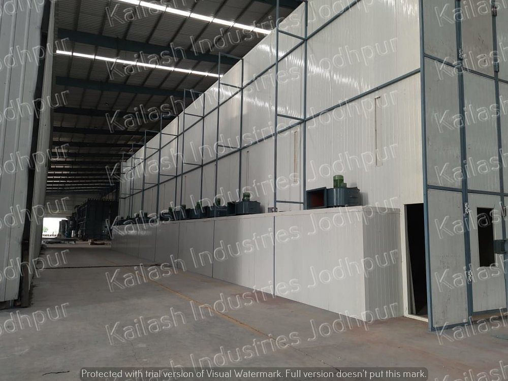 Down Draft Type Pressurized Paint Booth, Automation Grade: Automatic