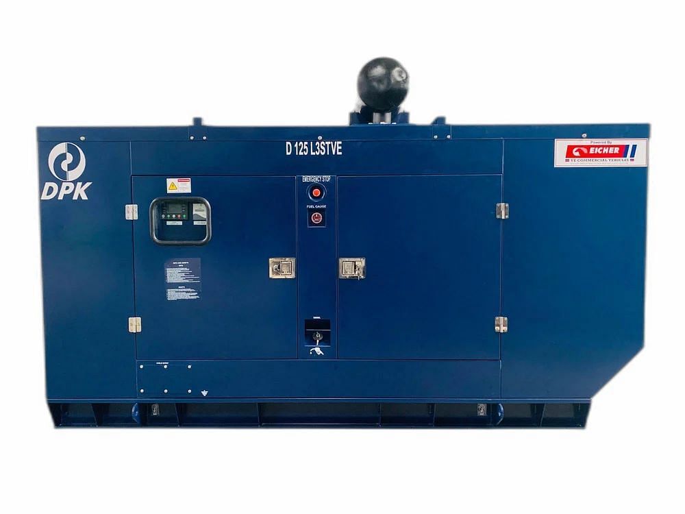 DPK 125KVA 3 Phase Liquid Cooled Diesel Genset