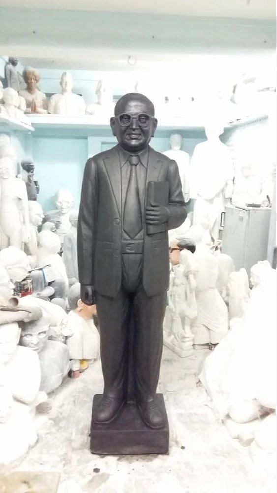 Dr Bhim Rao Ambedkar Marble Statue, Outdoor, Size: 2- 3 Feet