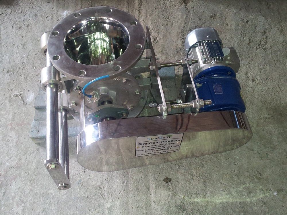 Drop Through Mild Steel Rotary Airlock Valves, Size: 150 mm To 800 mm