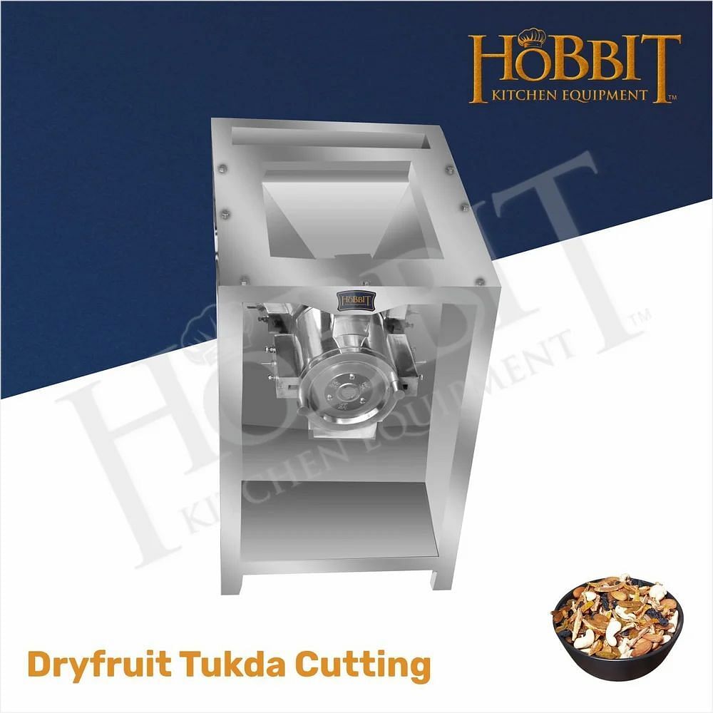 Dry Fruit Tukda Cutting Machine, For Restaurant, Capacity: 75 kg/hr