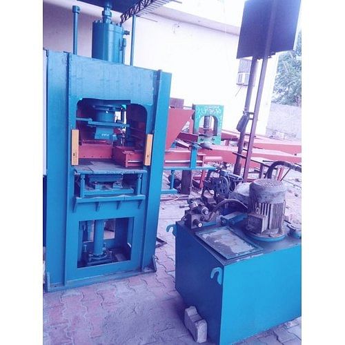 Durgesh Mild Steel Fully Automatic Single Block Making Machine, Capacity: 500-1000 Blocks per hour