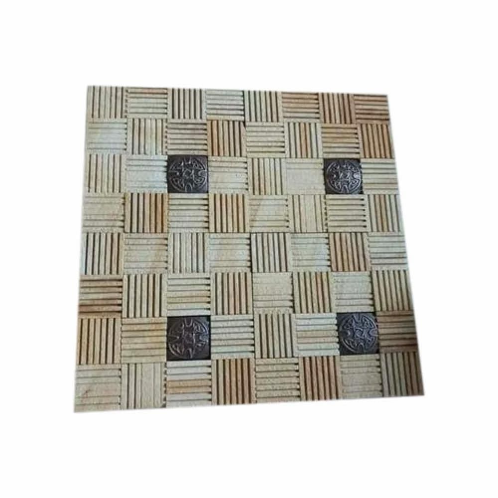 Earthstona Designer Square Stone Wall Tiles, Size: 30 x 30", Thickness: 15 mm