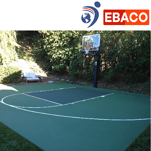 Ebaco Green Basketball Synthetic Flooring