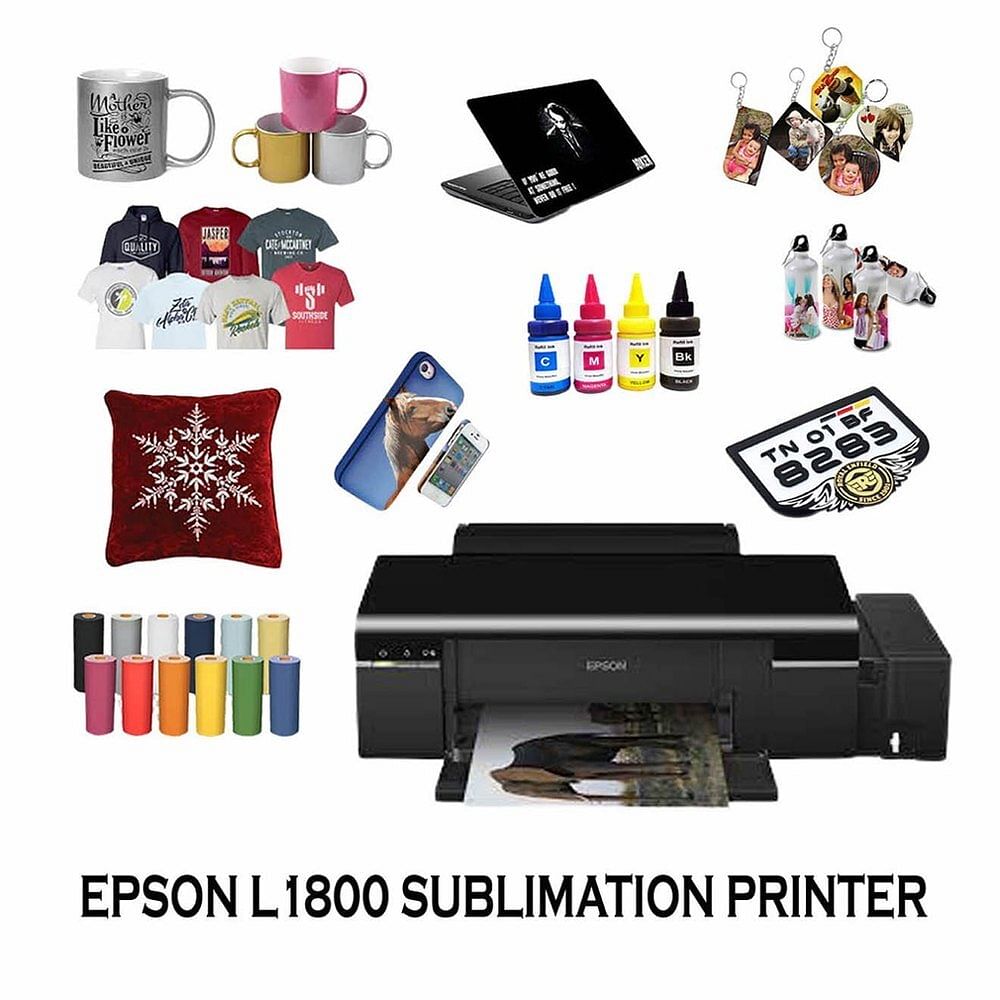 EcoTank Epson L1800 A3 T Shirt Printing Machines, For Office, Color